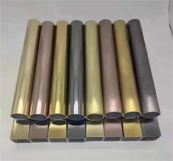 Stainless steel pipe surface painting